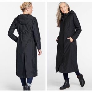 LL Bean 2x H2OFF Long Raincoat 🌧 w Removable Primaloft Lining Double Zipper